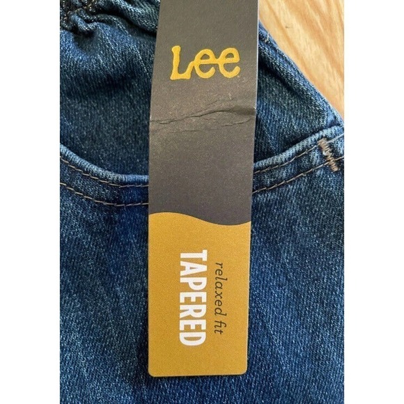 Lee side elastic at the waist women’s Size 16 Medium Blue Jeans - Picture 5 of 9